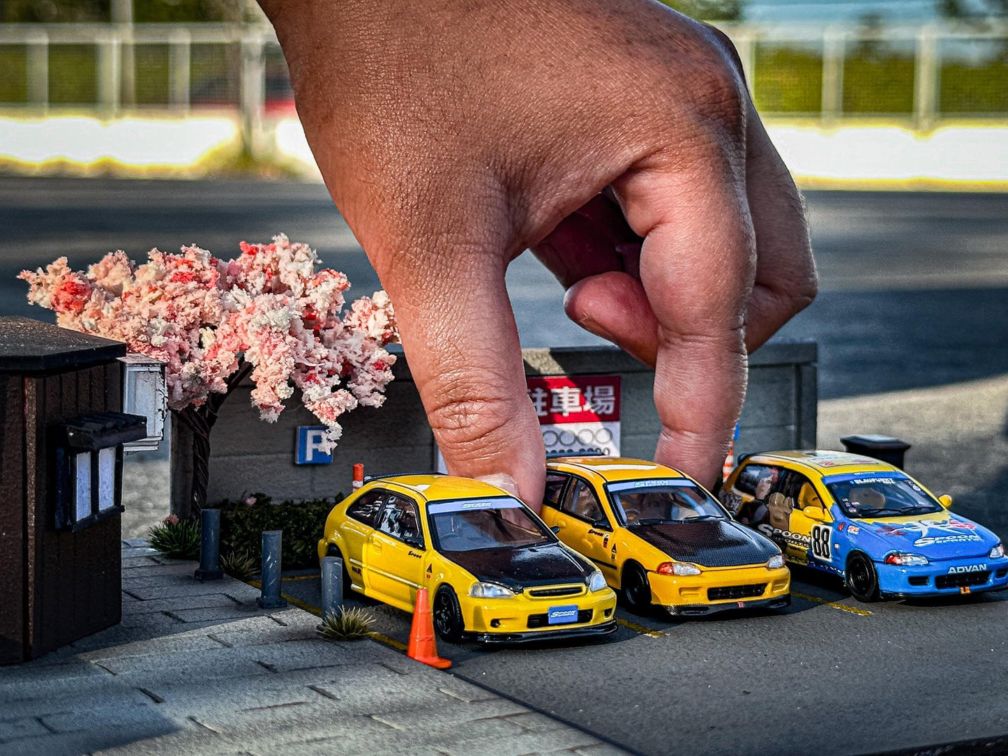 Japanese Parking Lot Diorama