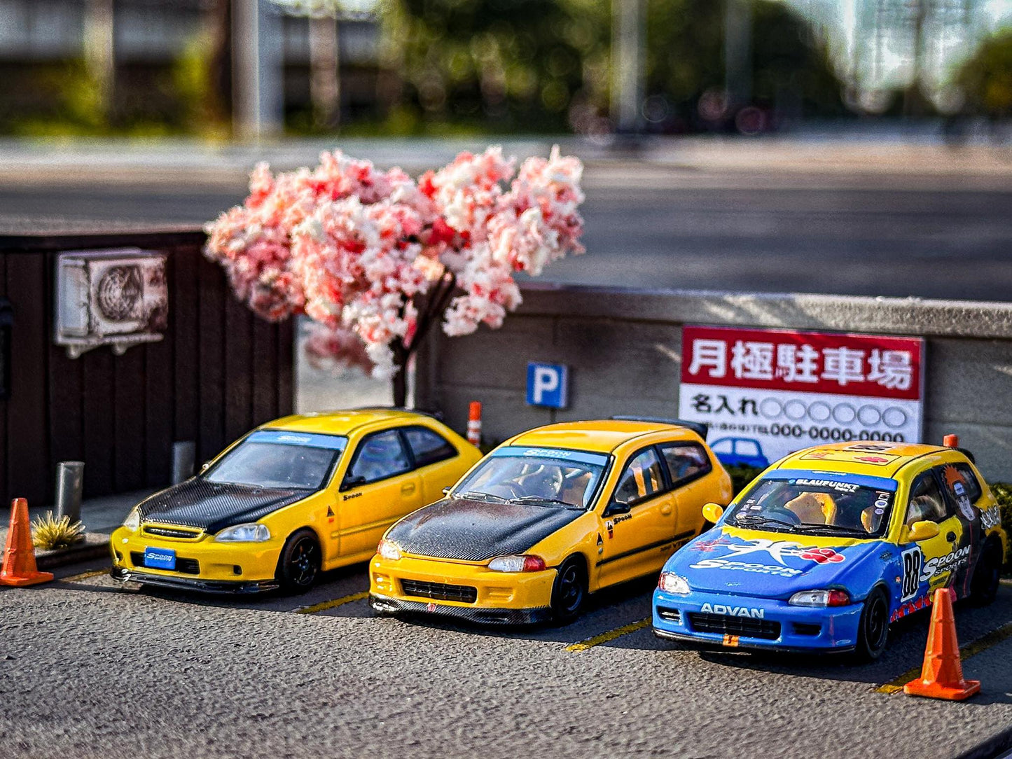 Japanese Parking Lot Diorama
