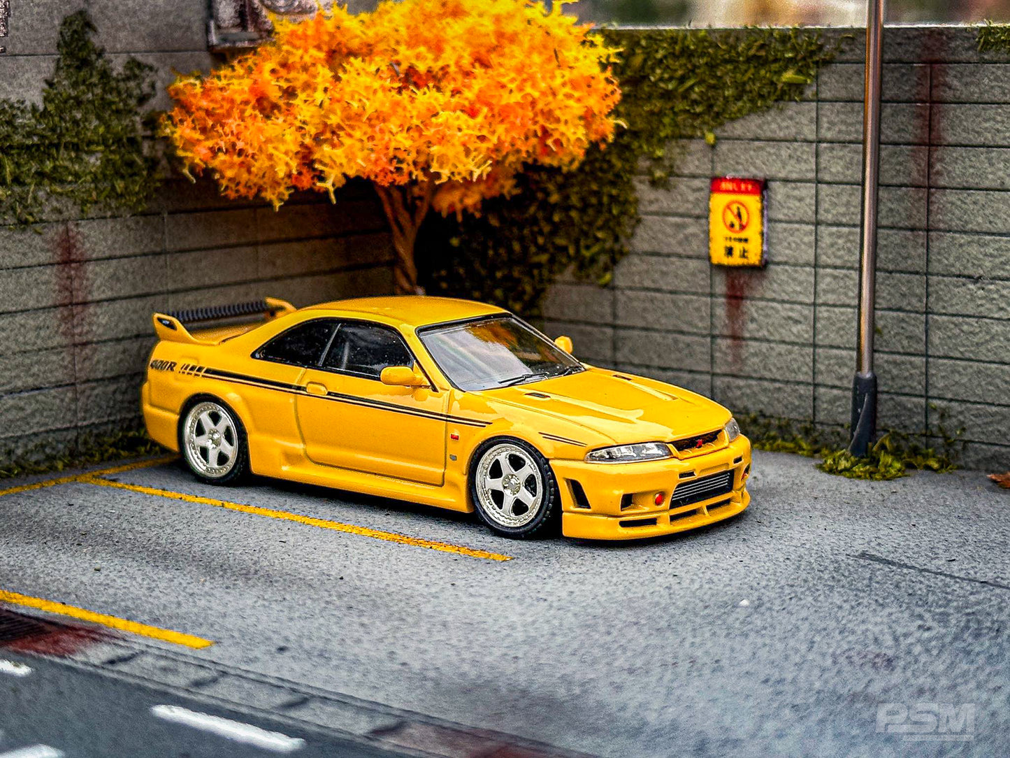 Japanese style Behind Building Parking Lot