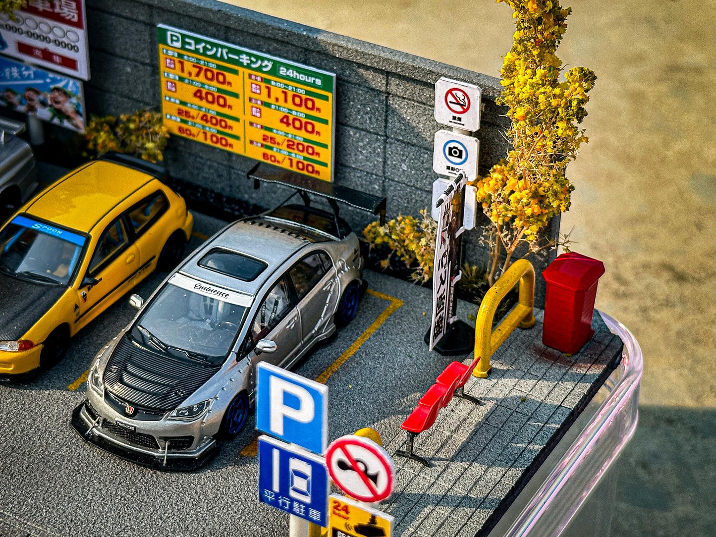 Japanese Parking Lot Diorama V2