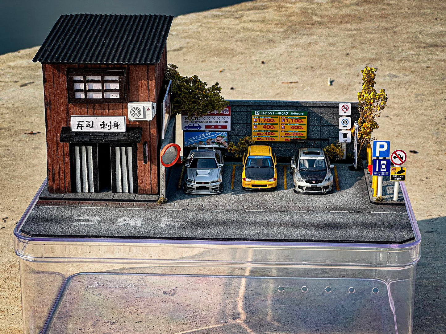 Japanese Parking Lot Diorama V2