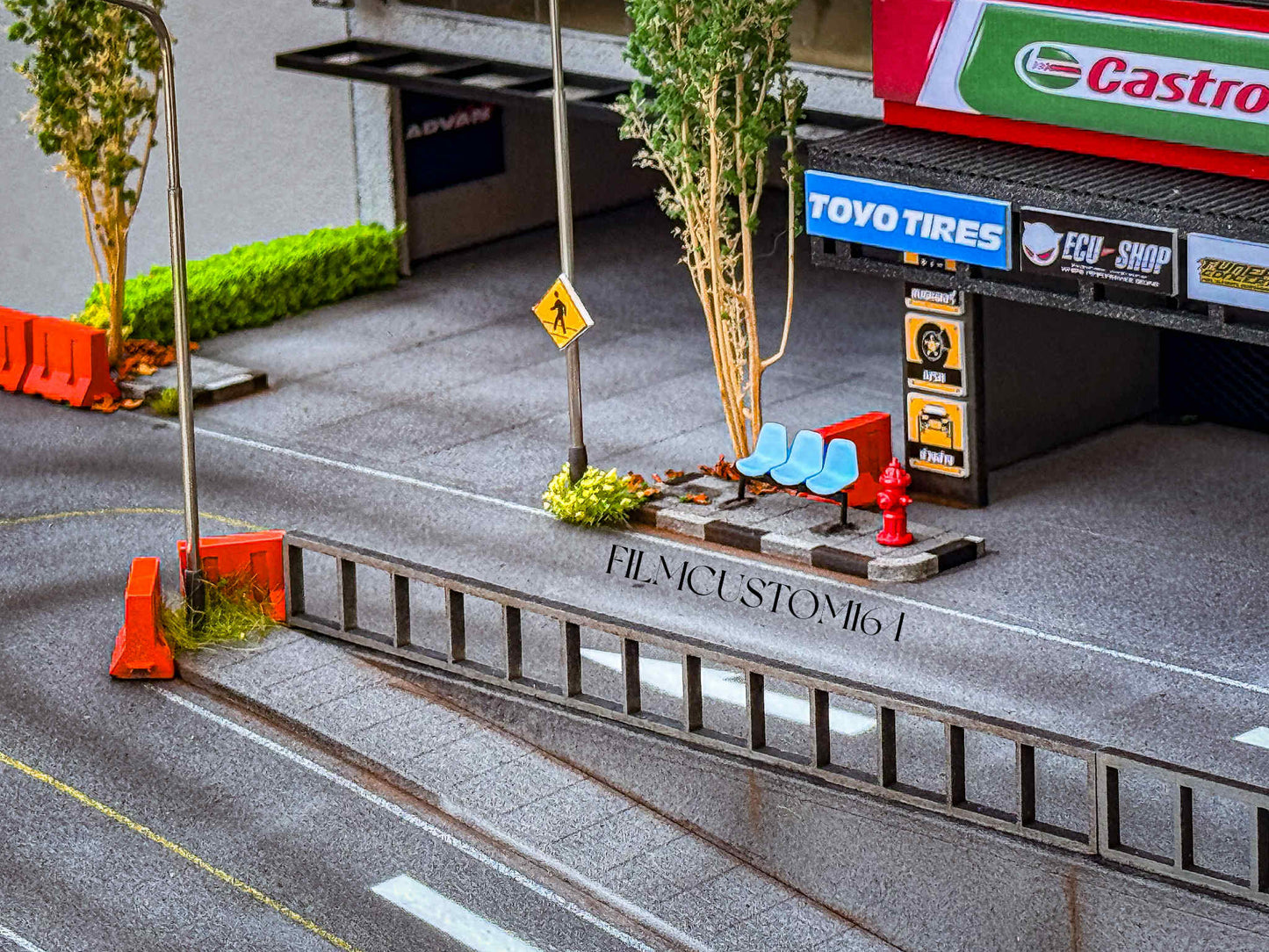 Showroom Garage Autoshop Diorama