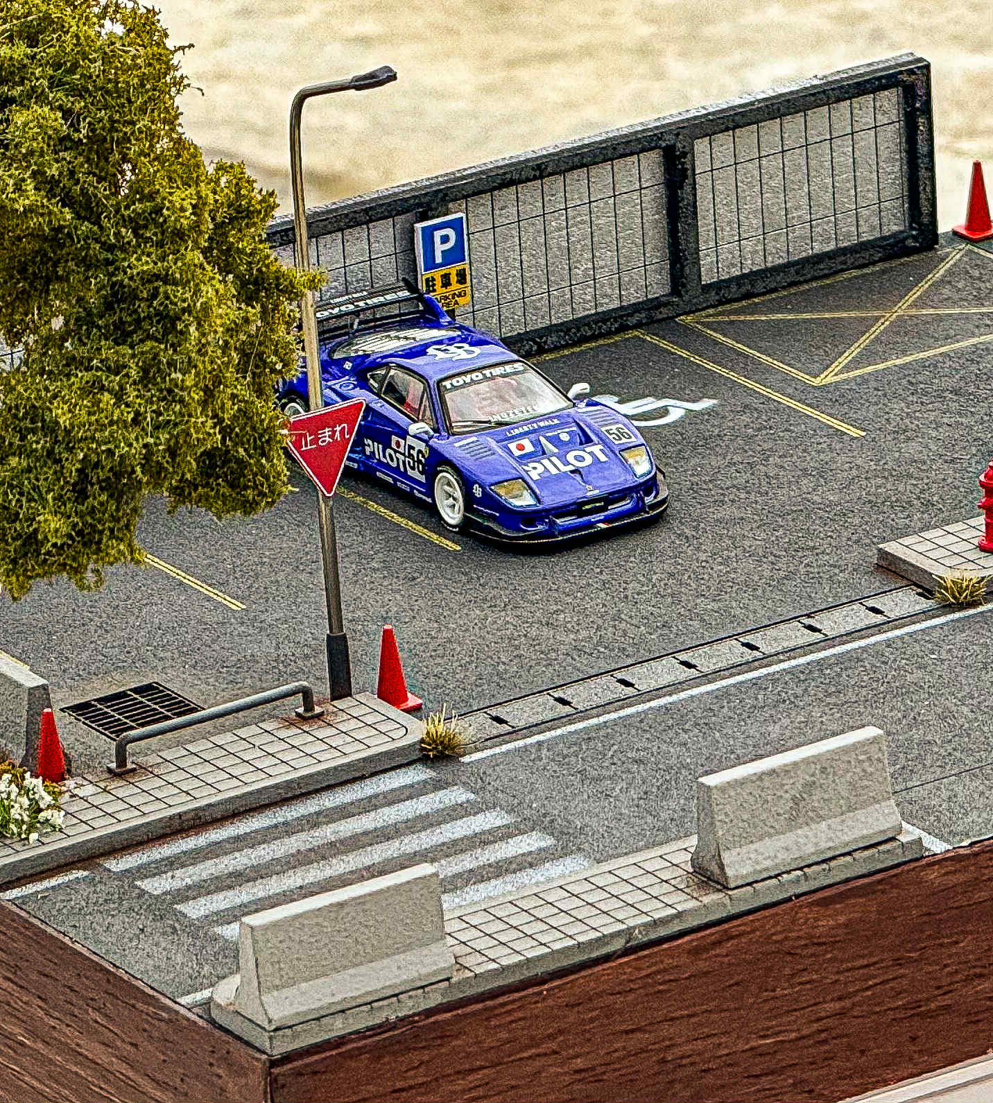 Highway Underpass Parking Lot