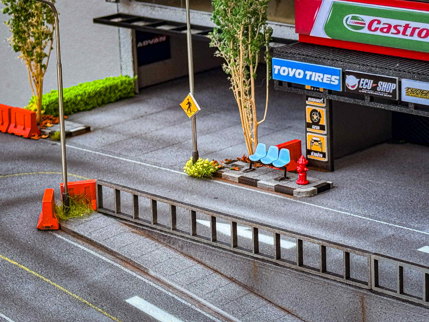 Showroom Garage Autoshop Diorama