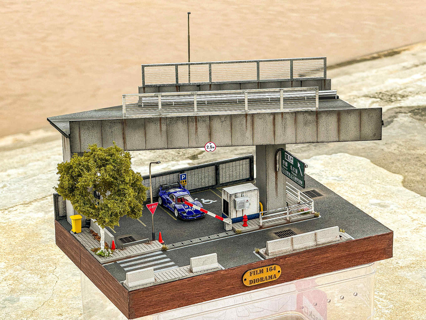 Highway Underpass Parking Lot