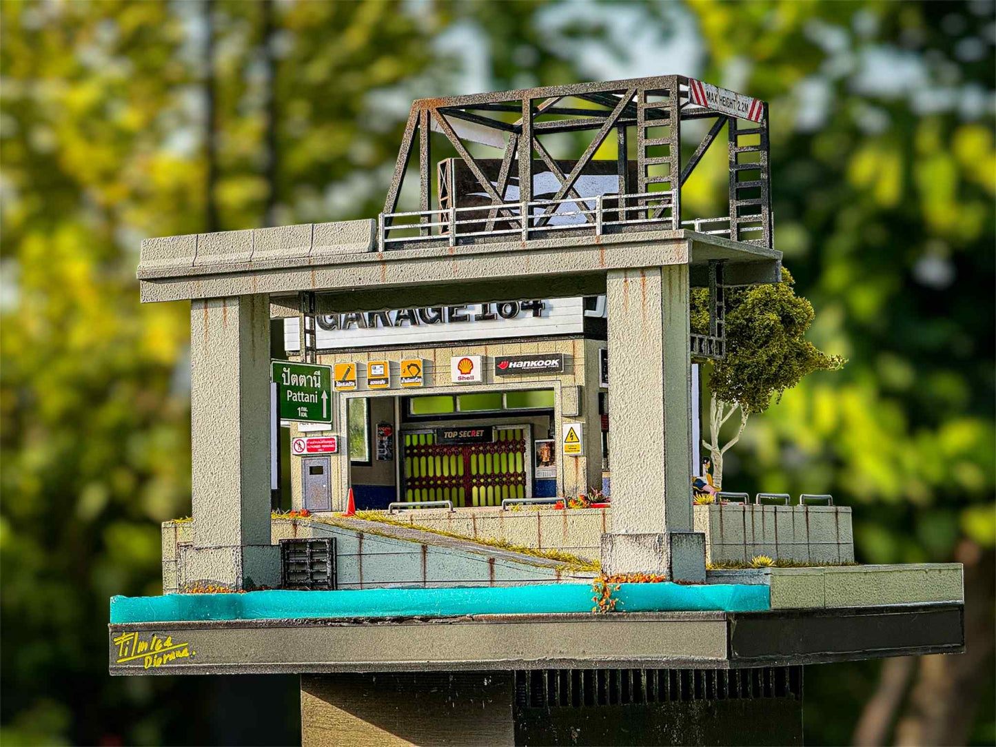 City Garage Overpass Diorama