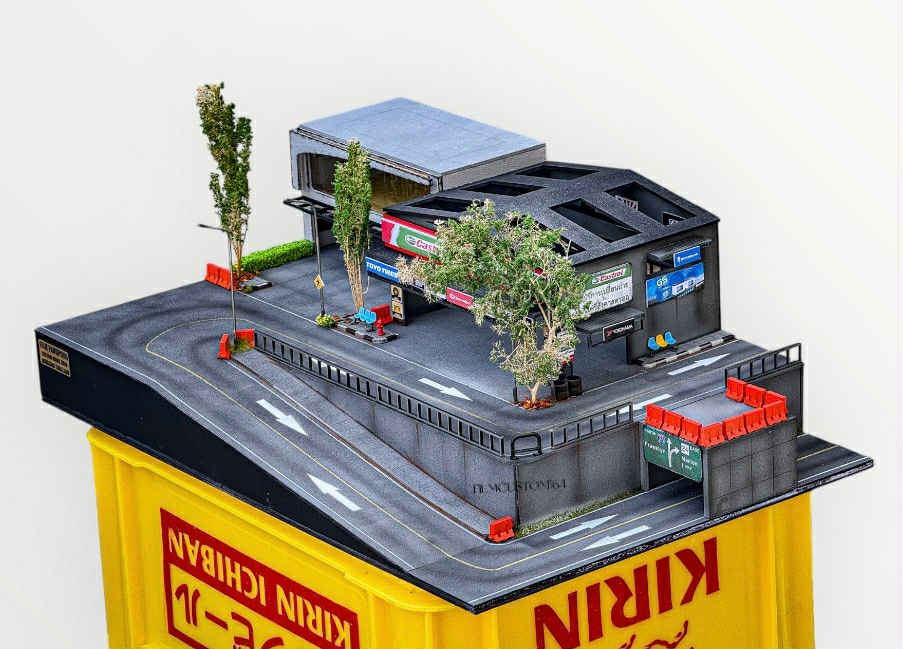 Showroom Garage Autoshop Diorama