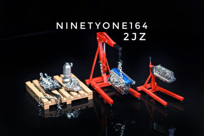 SET13 : Engine Crane K20/RB26/2JZ [Ninetyone1/64]