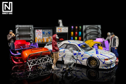 SET 7 : Paint and Car parts [Ninetyone1/64]