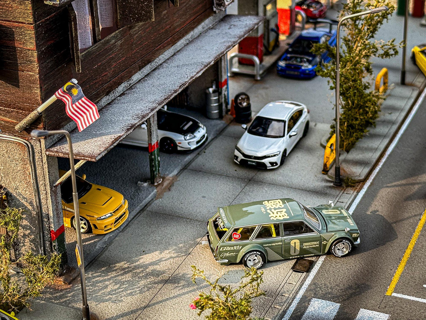 Gas Station Diorama